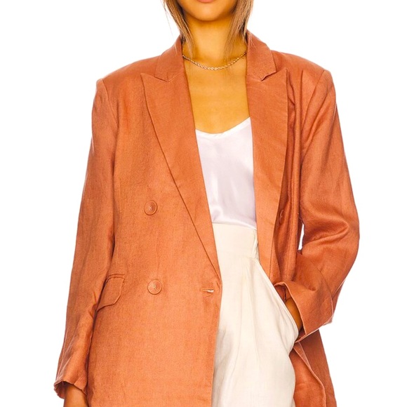 Oversized Terracota Breasted Blazer Dress Brand New with tags XL - Picture 3 of 10